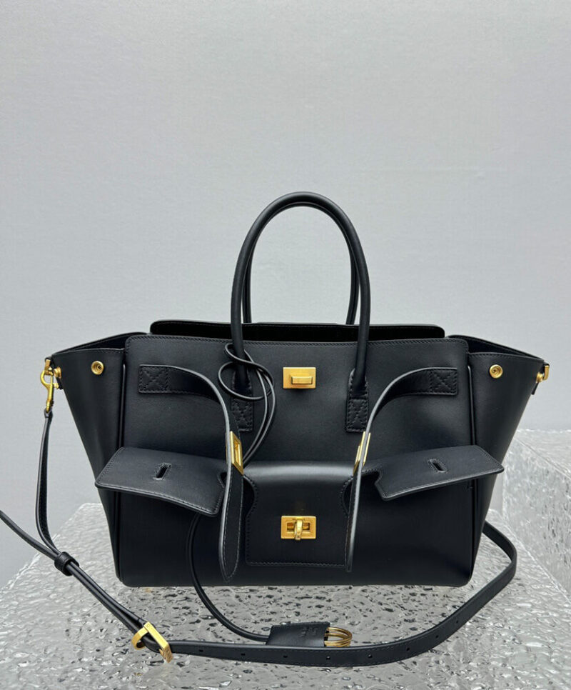 Balenciaga Bel Air Small Carry All Bag Black